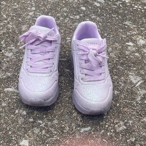Skechers Kids Glitter Sneakers - Light Purple